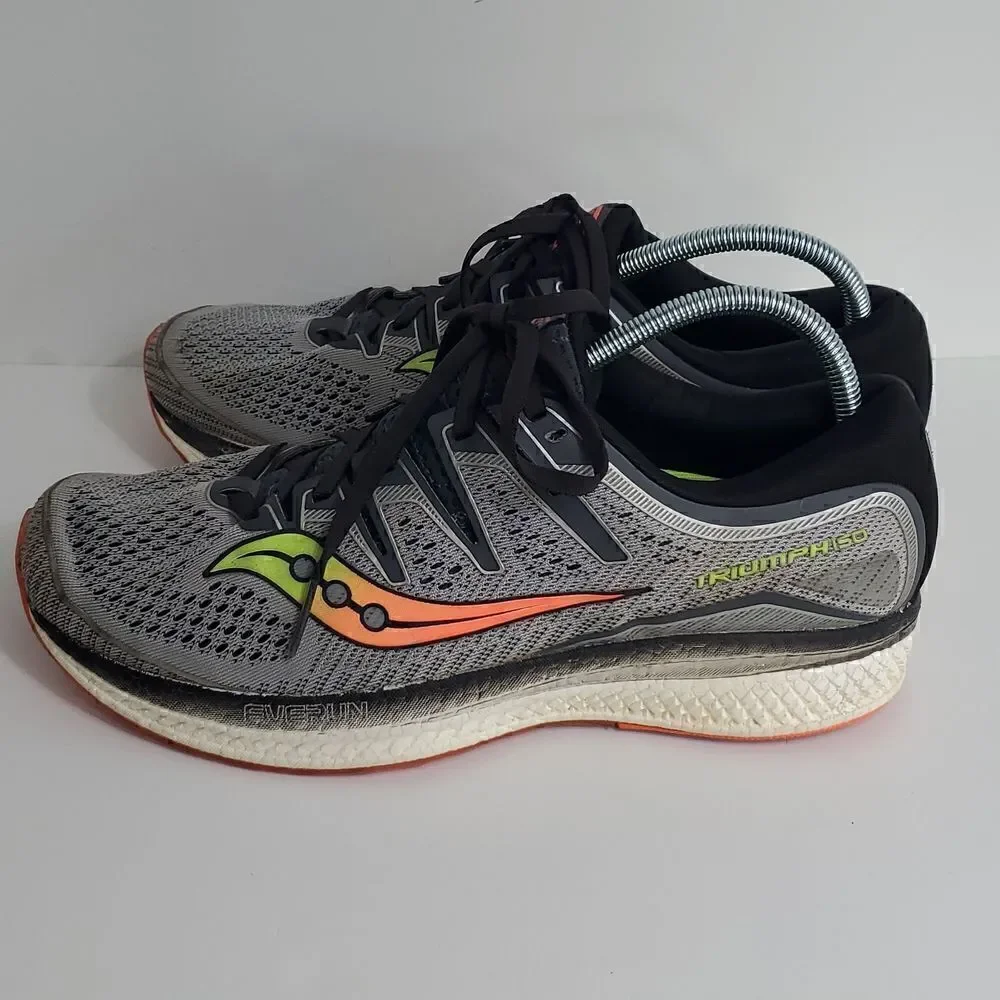 Saucony Triumph ISO 5 Men's Grey, Black S20462-1 Size 10